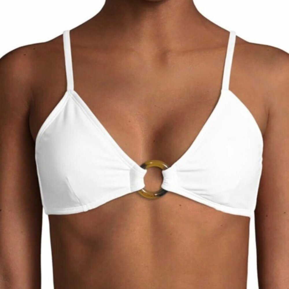 No Boundaries White Bikini Top